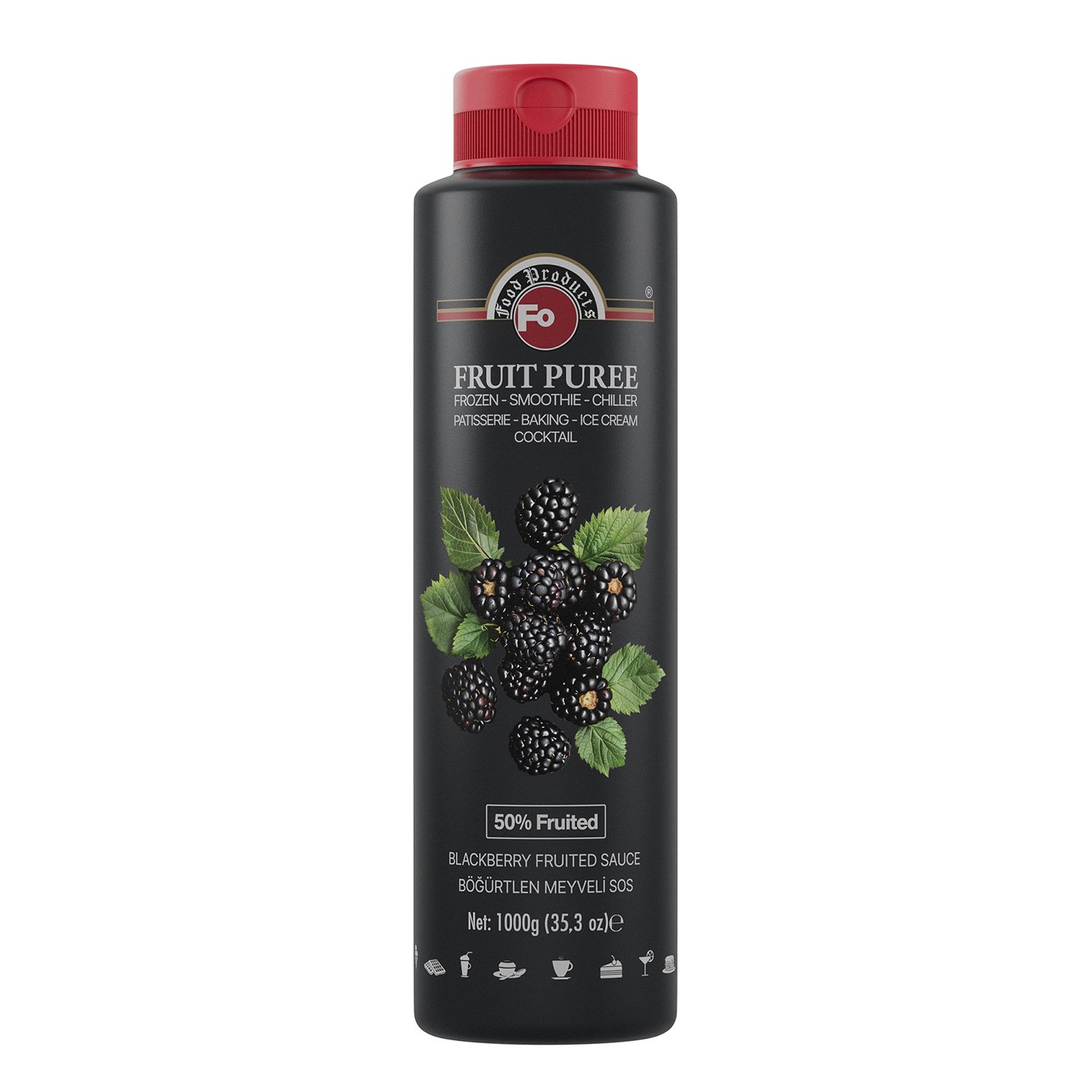 Özmer | FO - Salsa de Fruta de Zarzamora para Frozen 1 kg