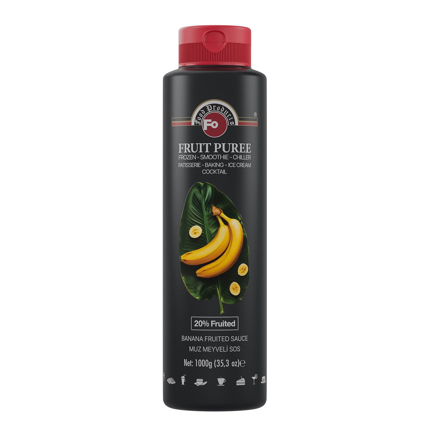 Özmer | FO - Salsa de Fruta de Plátano Congelada 1 kg