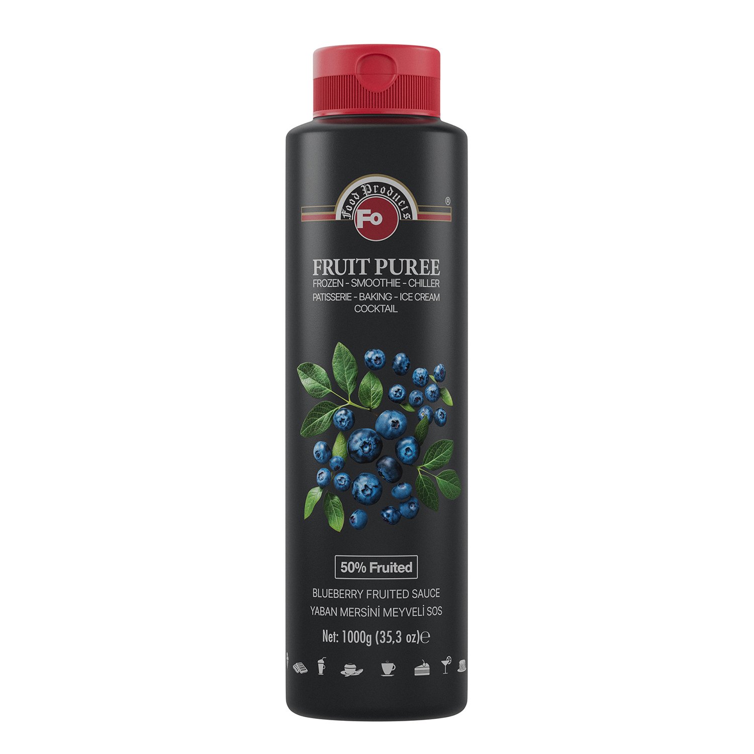 Özmer | FO - Salsa de Fruta de Arándanos para Frozen 1 kg