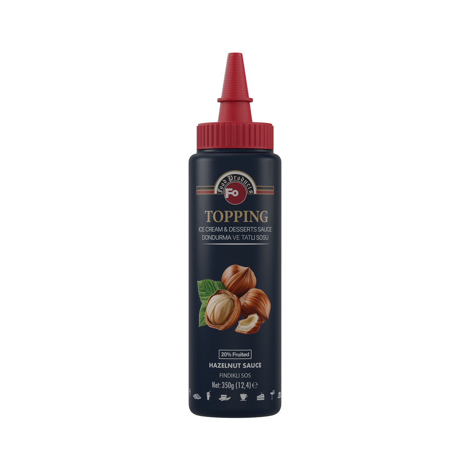 Özmer | FO - Fındıklı Topping (Dondurma ve Tatlı Sosu) 350g