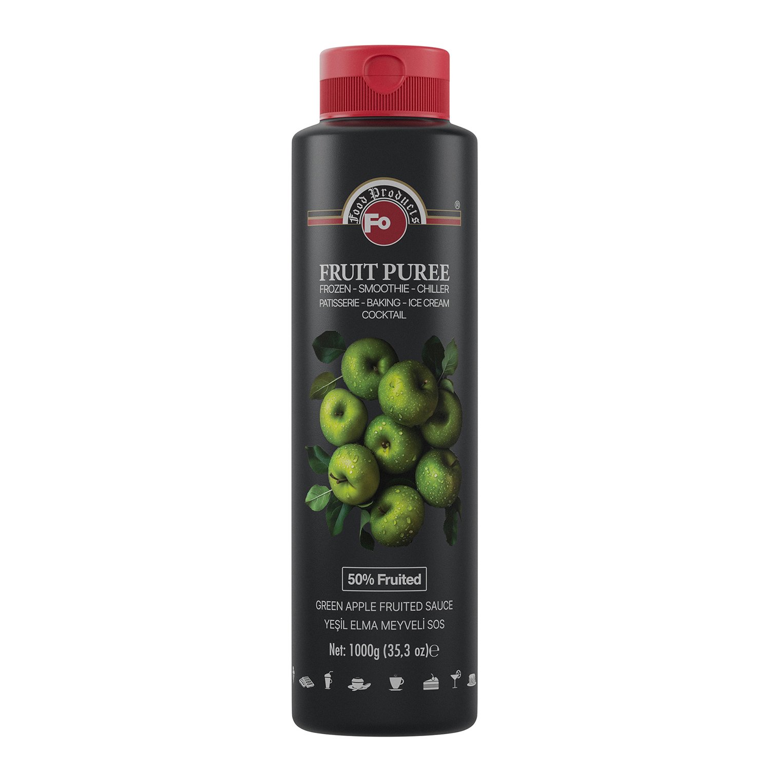 Özmer | FO - Salsa de Fruta de Manzana Verde para Frozen 1 kg