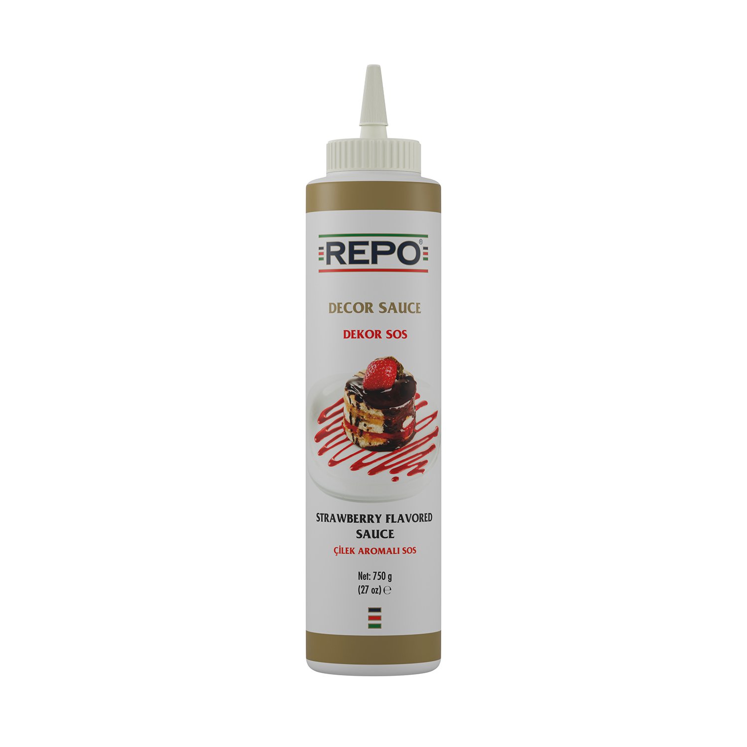 Özmer | REPO - Çilek Aromalı Dekor Topping Sos 750g