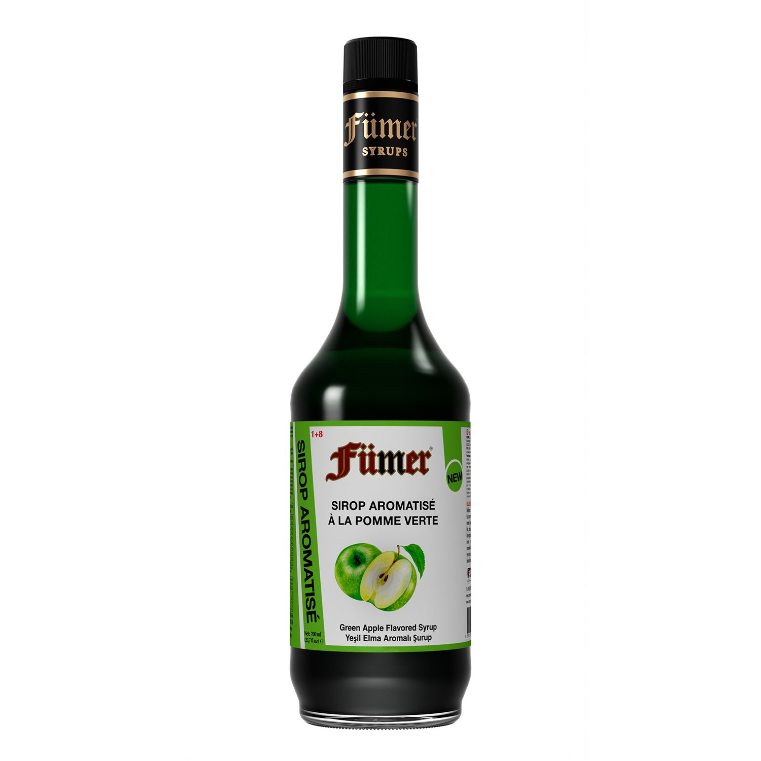 Özmer | FÜMER - Yeşil Elma Aromalı Kokteyl Şurubu 700ml