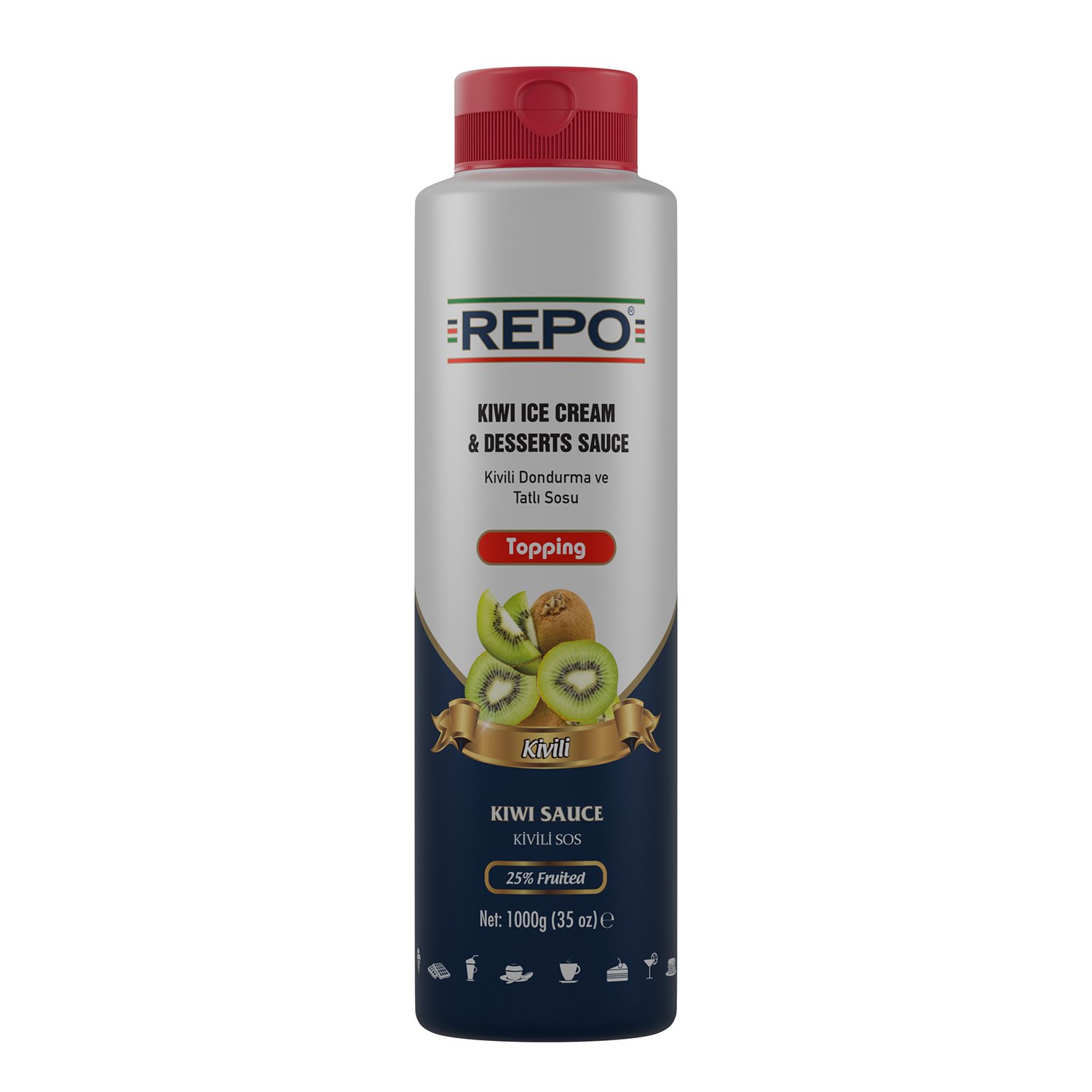 Özmer | REPO - Kivili Topping (Dondurma ve Tatlı Sosu) 1kg