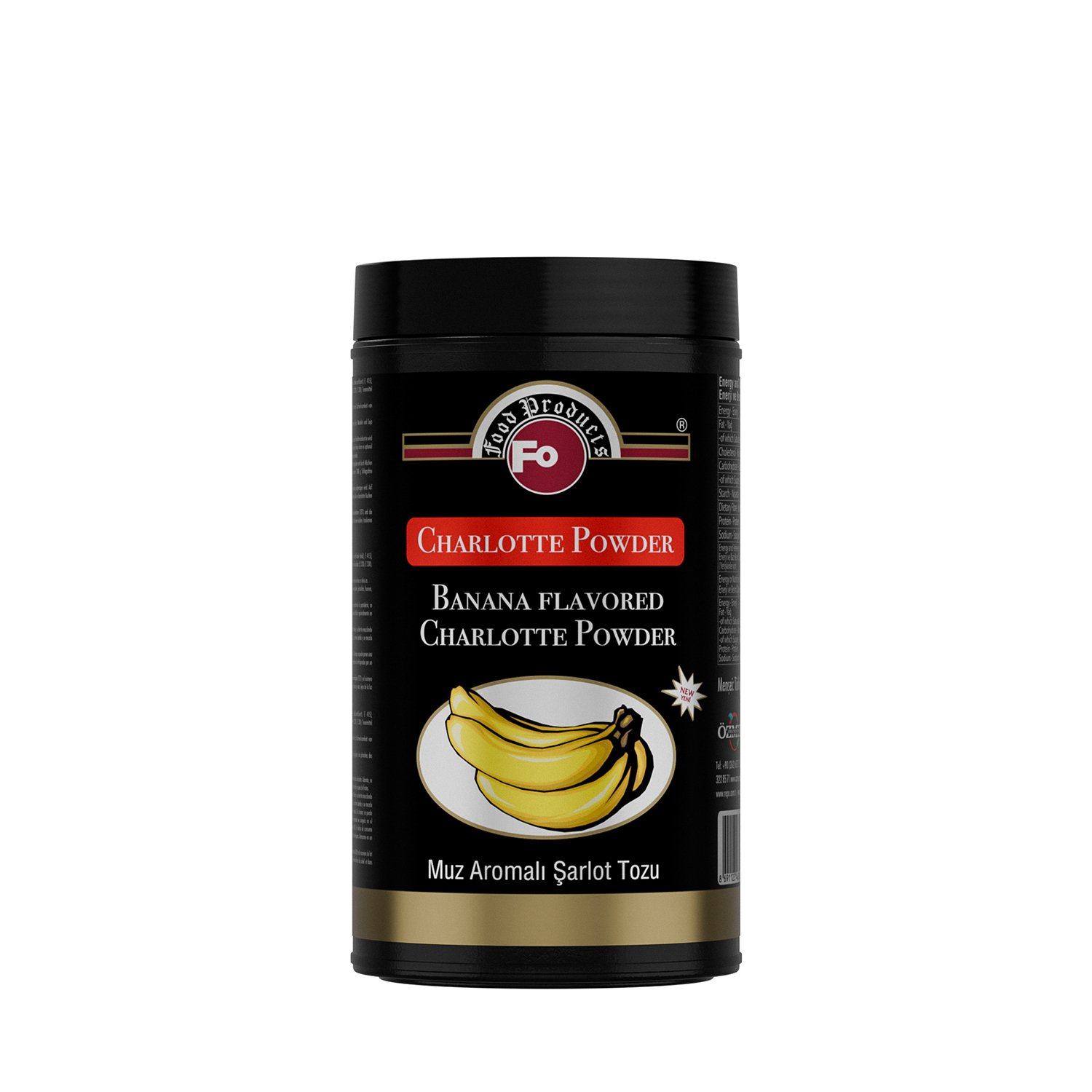 Özmer | FO - Charlotte en Polvo Aromatizada con Plátano 1 kg