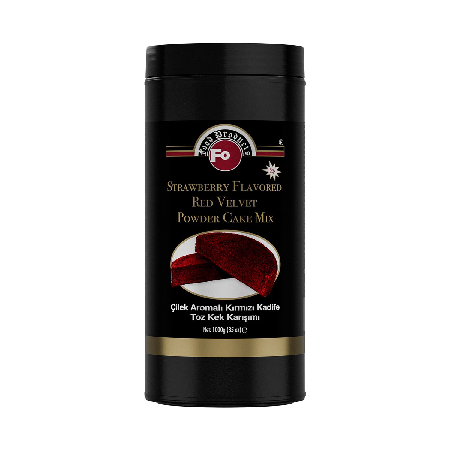 Özmer | FO - Mezcla para Pastel de Terciopelo Rojo con Sabor a Fresa 1 kg