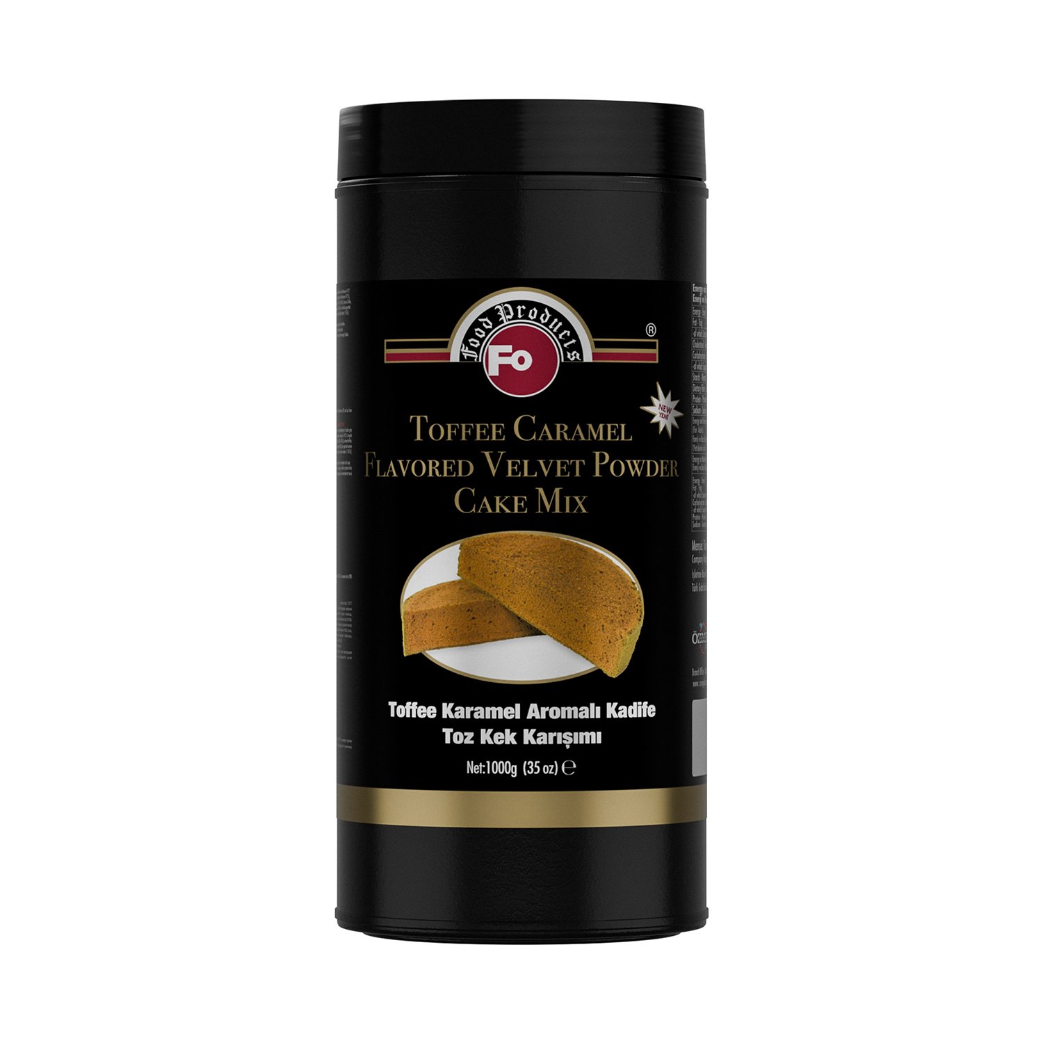 Özmer | FO - Mezcla para Pastel de Terciopelo con Sabor a Caramelo y Caramelo 1 kg