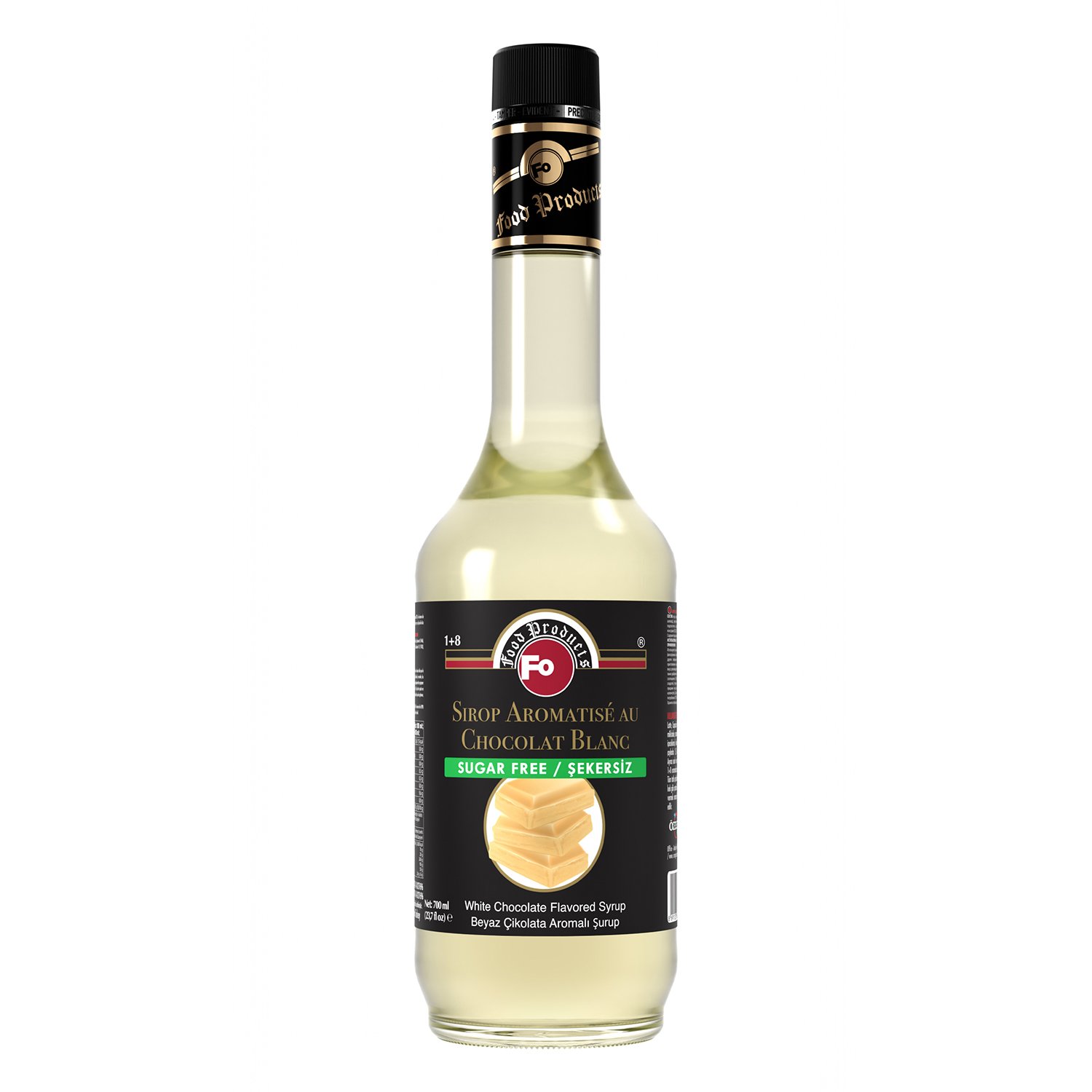 Özmer | FO - Şekersiz Beyaz Çikolata Aromalı Şurup 700ml