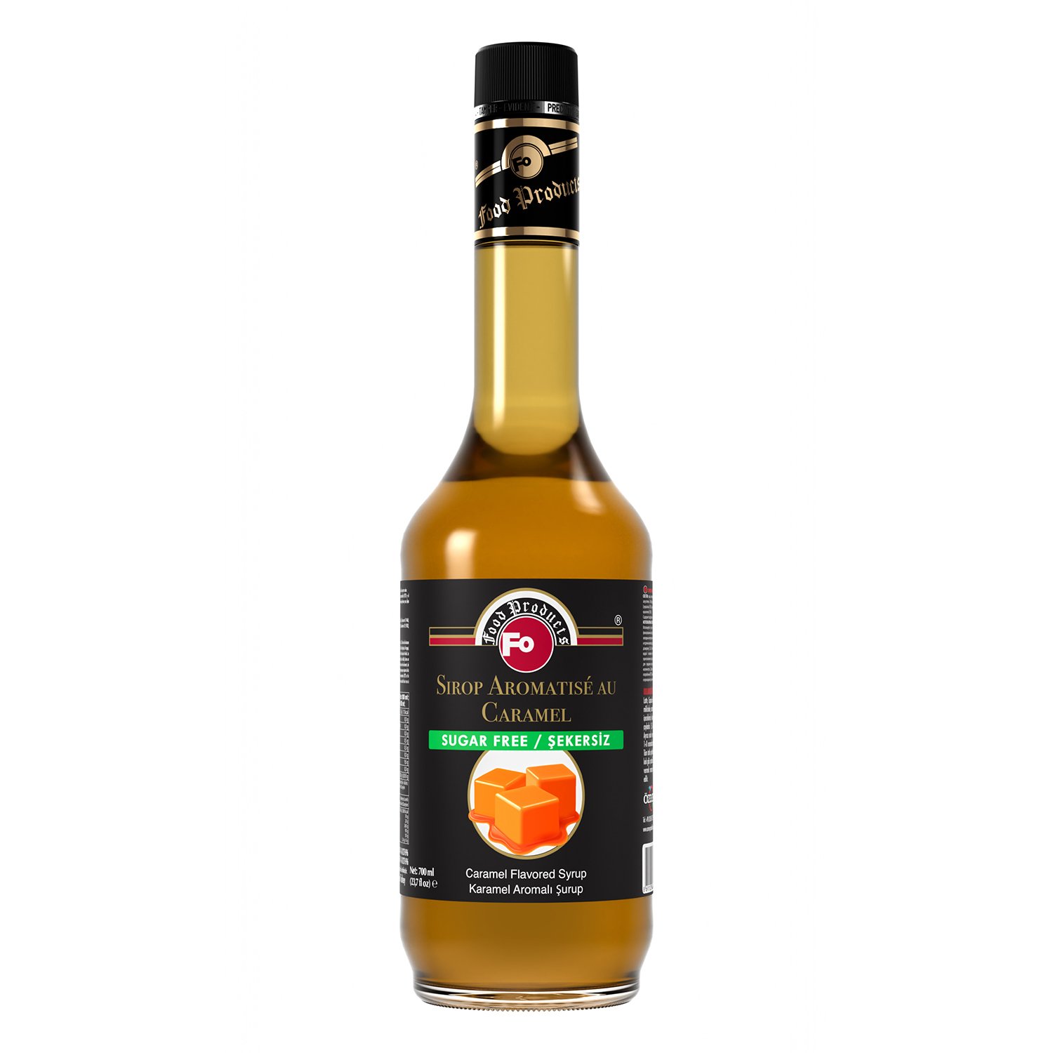 Özmer | FO - Şekersiz Karamel Aromalı şurup 700ml