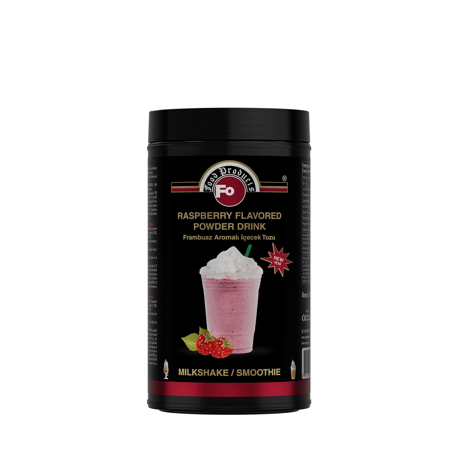 Özmer | FO - Frambuaz Aromalı İçecek Tozu 1kg - Milkshake-Smoothie