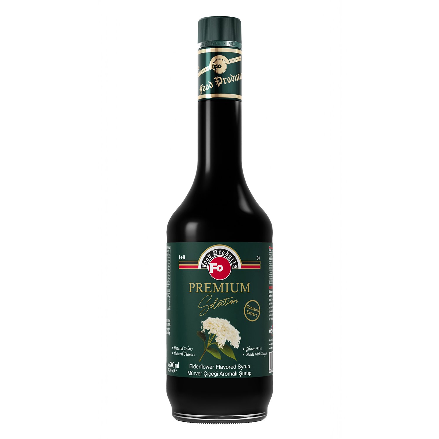 Özmer | FO - Mürver Çiçeği Aromalı Şurup - Premium 700 ml