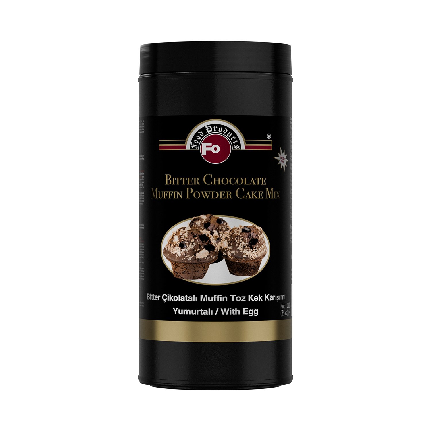Özmer | FO - Mezcla para Pastel de Muffins (Madalenas) de Chocolate (Con huevo) 1 kg