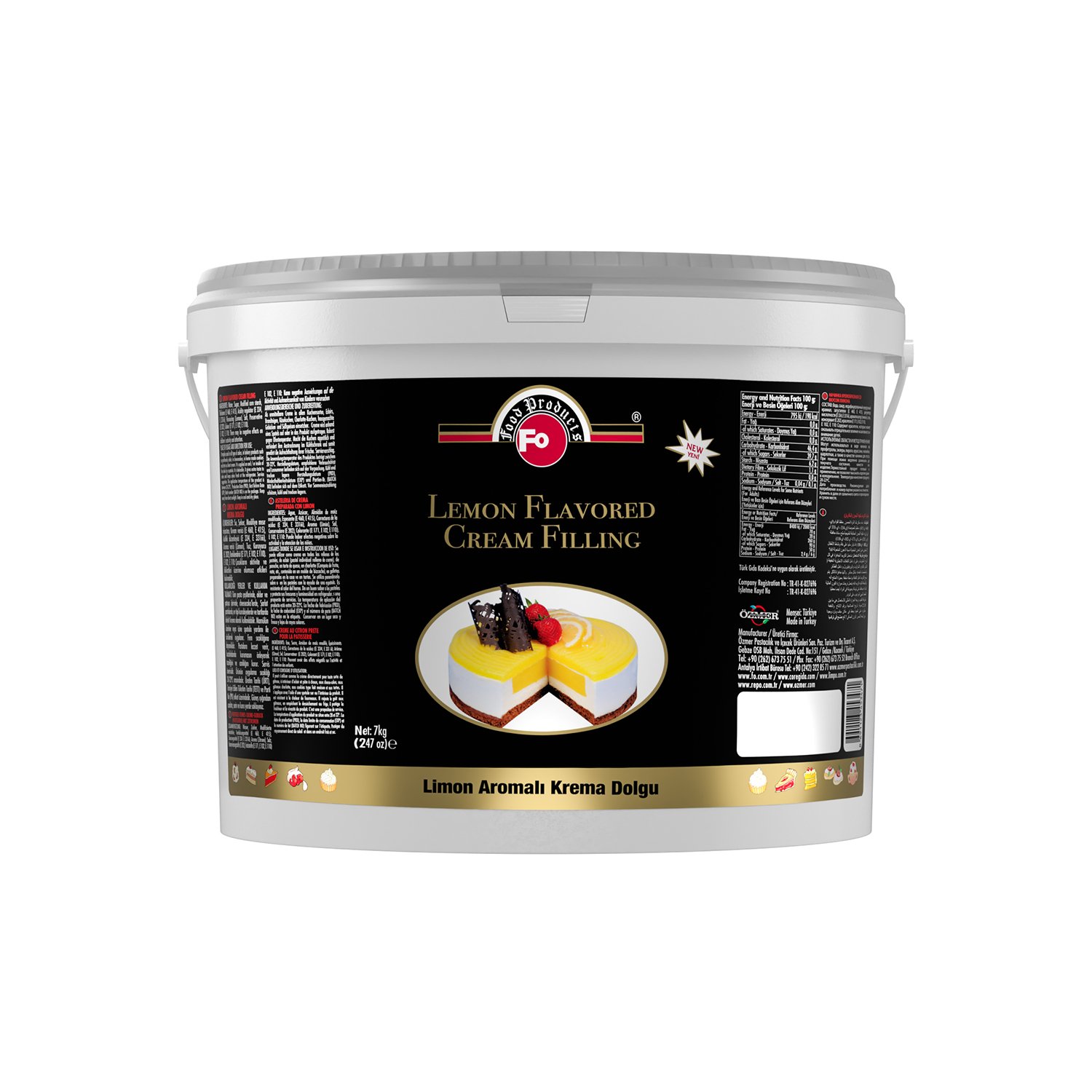 Özmer | FO - Garniture à la Crème Aromatisée Au Citron 7kg