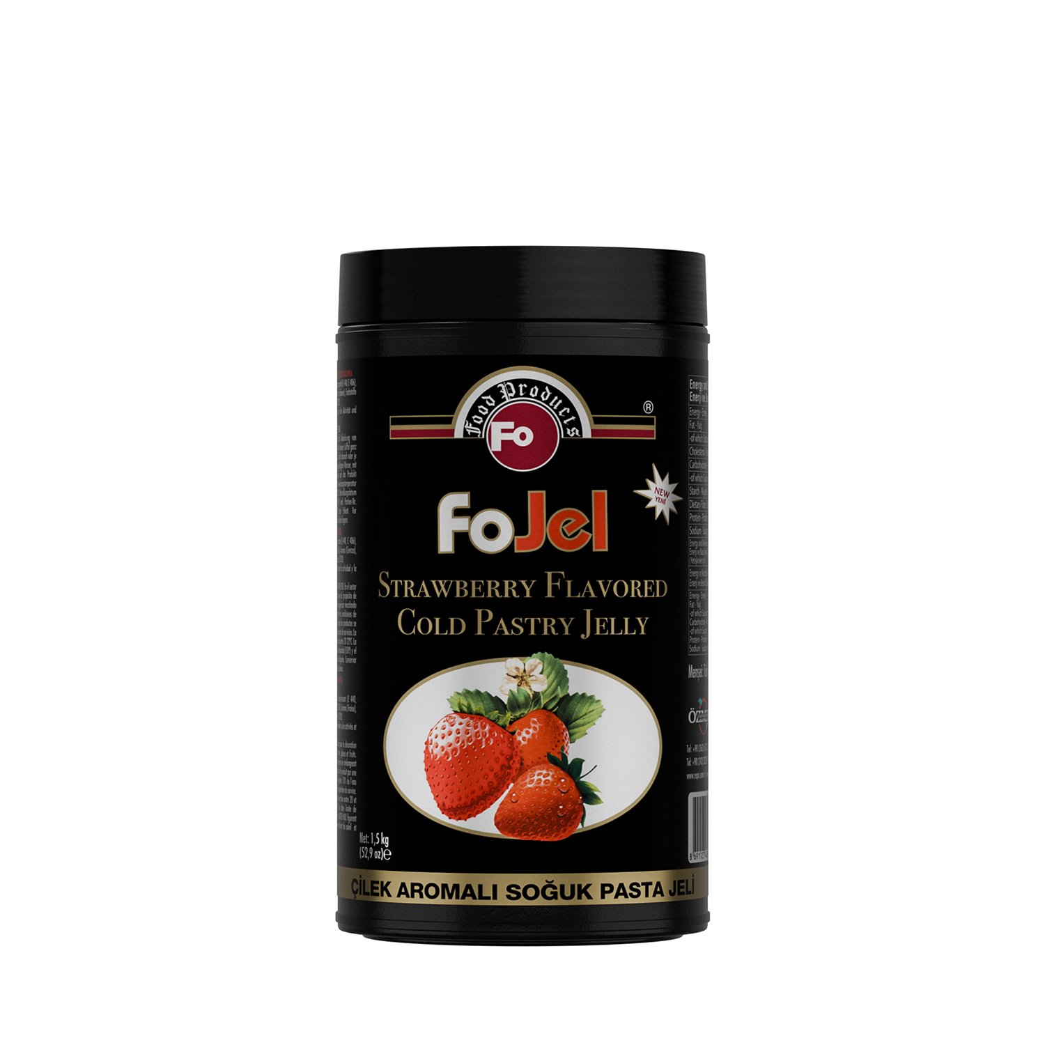 Özmer | FO - Çilek Aromalı Soğuk Pasta Jeli 1.5kg
