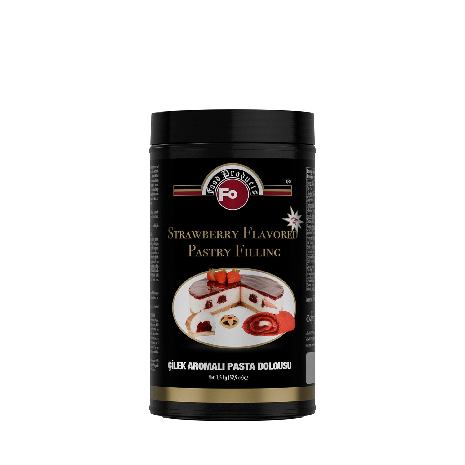 Özmer | FO - Çilek Aromalı Pasta Dolgusu 1.5kg