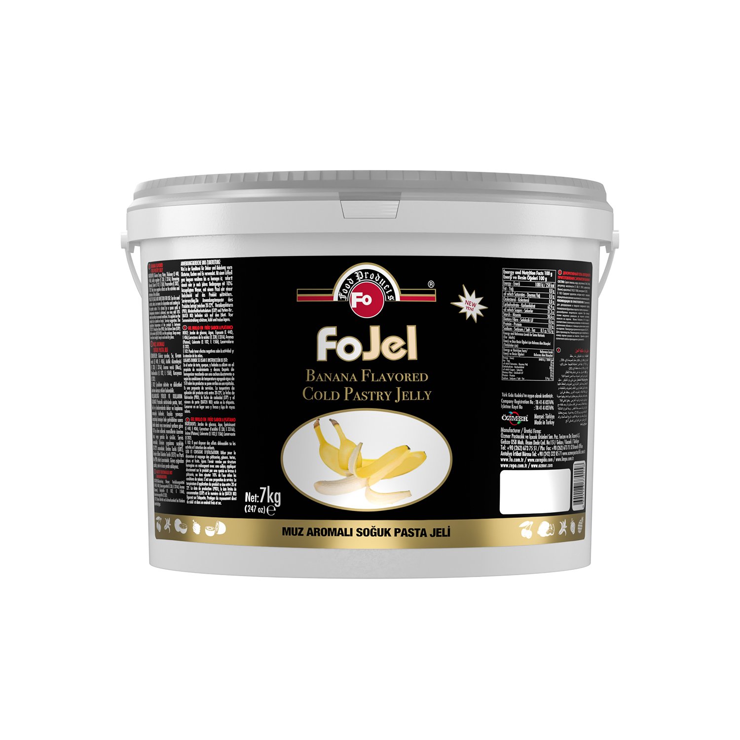 Özmer | FO - Muz Aromalı Soğuk Pasta Jeli 7kg