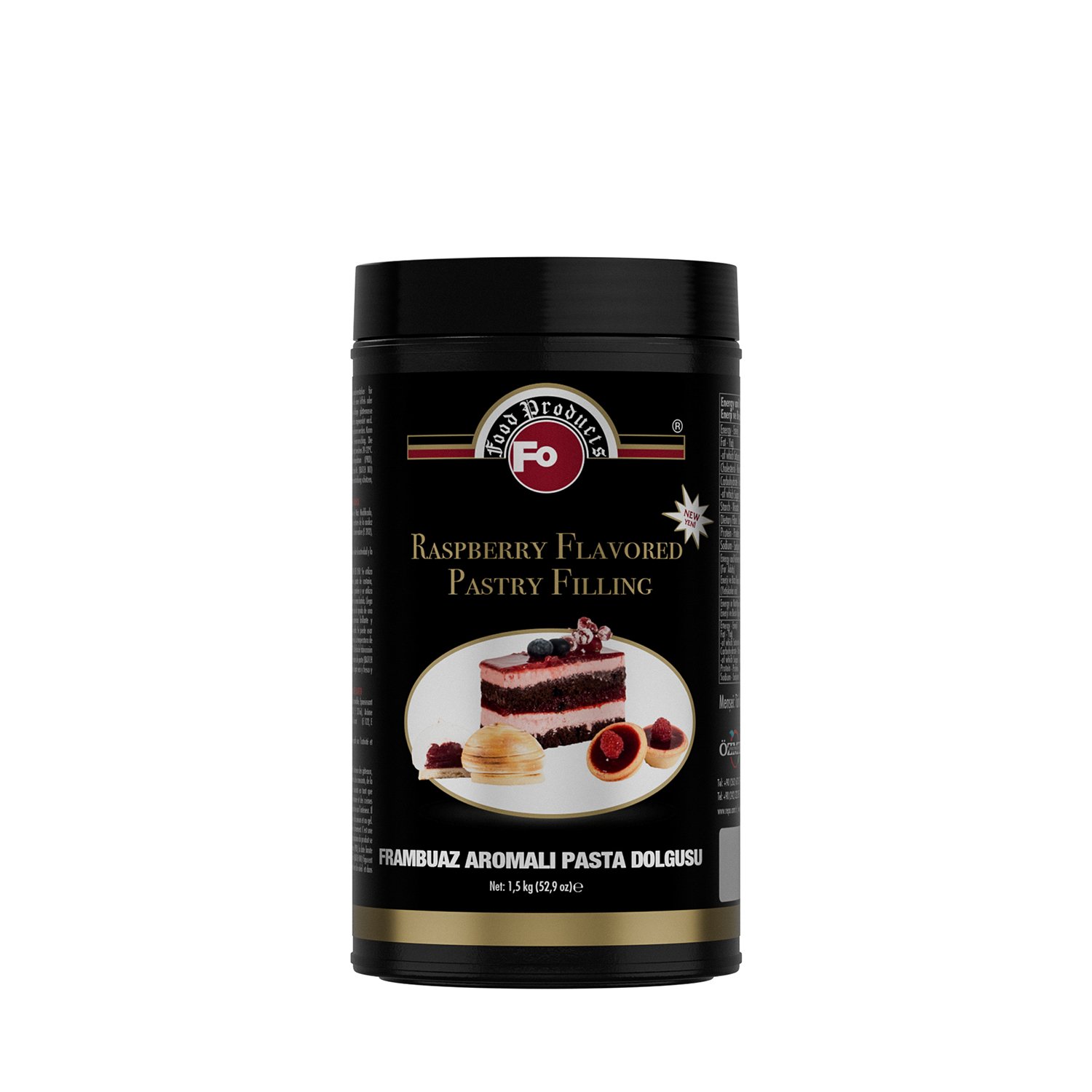 Özmer | FO - Frambuaz Aromalı Pasta Dolgusu 1.5kg