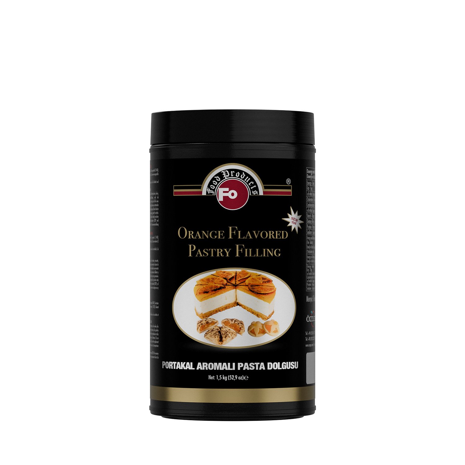 Özmer | FO - Portakal Aromalı Pasta Dolgusu 1.5kg