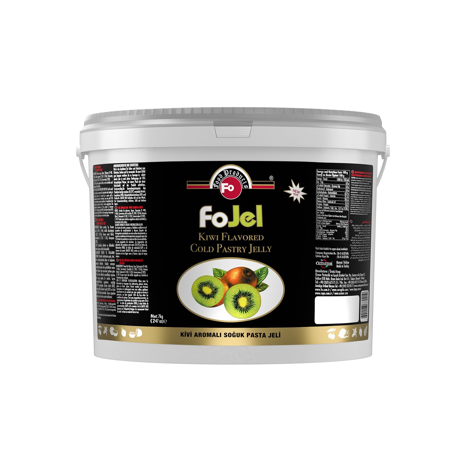 Özmer | FO - Kivi Aromalı Soğuk Pasta Jeli 7kg