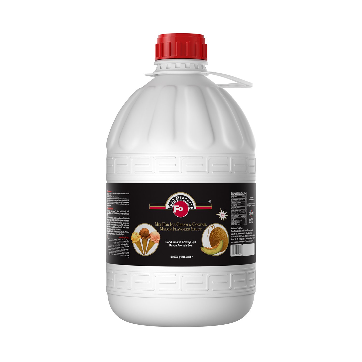 Özmer | FO - Kavun Aromalı Dondurma ve Kokteyl Sosu 6kg