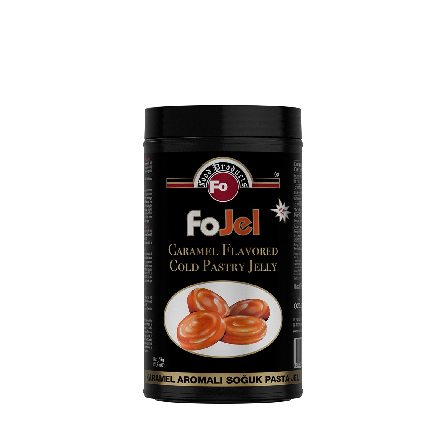 Özmer | FO - Karamel Aromalı Soğuk Pasta Jeli 1.5kg