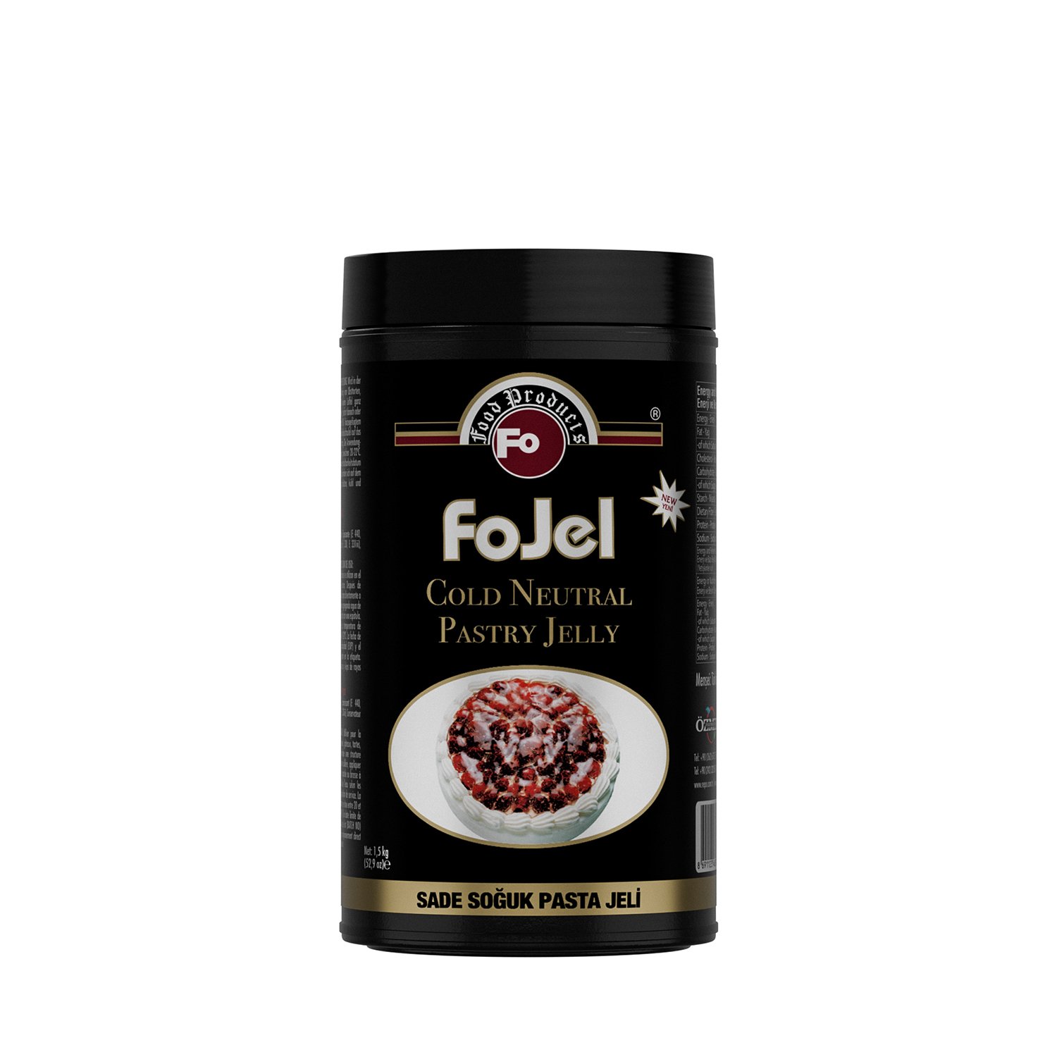 Özmer | FO - Sade Soğuk Pasta Jeli 1.5kg