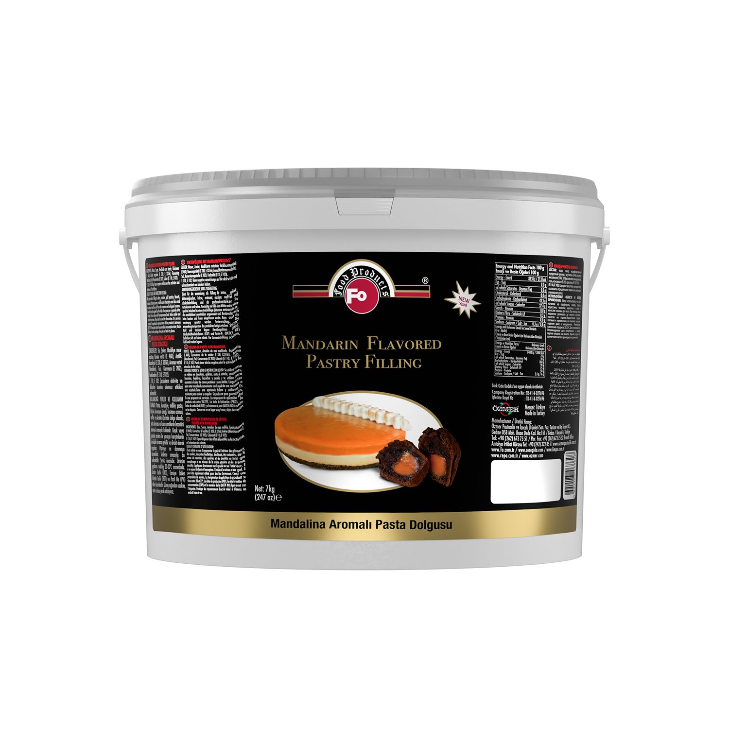 Özmer | FO - Mandalina Aromalı Pasta Dolgusu 7kg