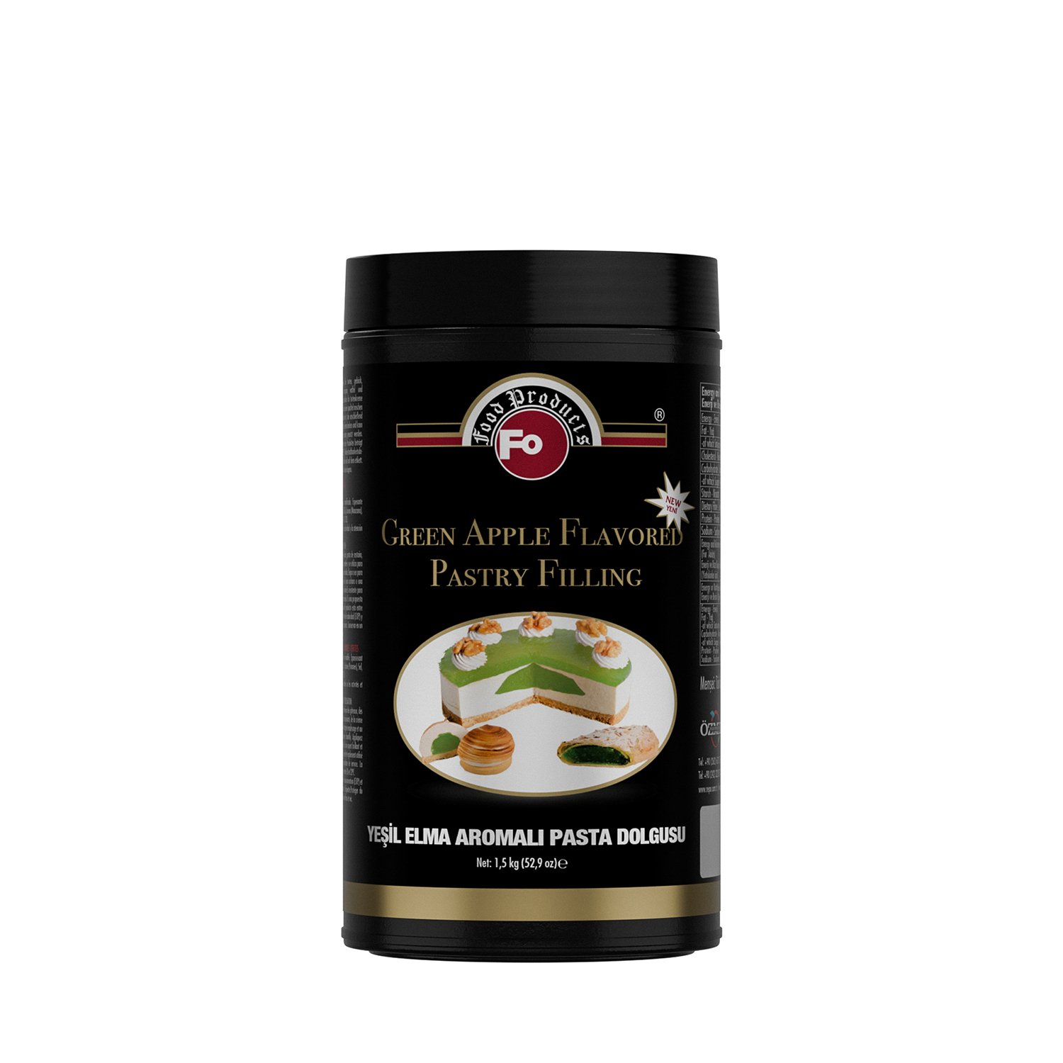 Özmer | FO - Yeşil Elma Aromalı Pasta Dolgusu 1.5kg