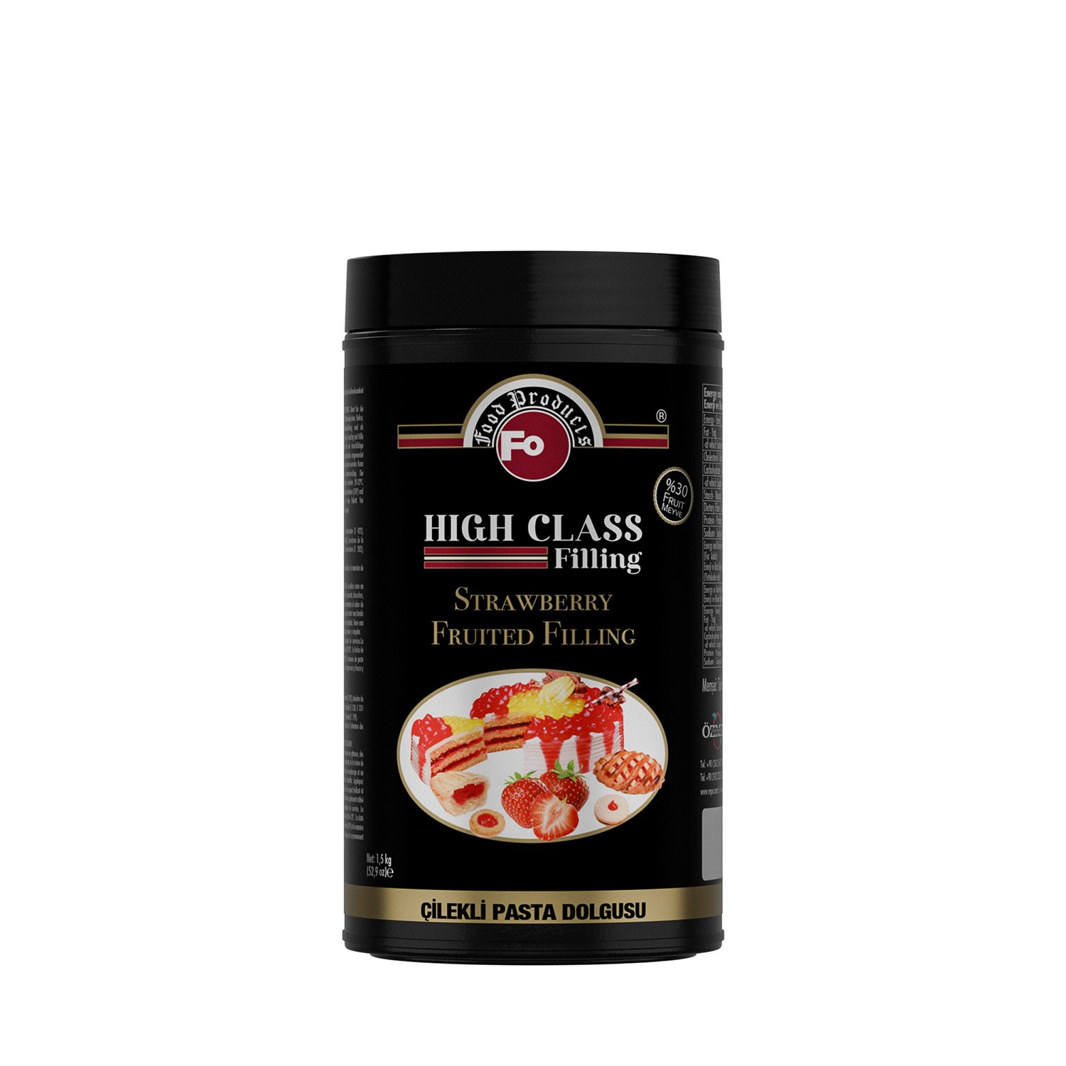 Özmer | FO - High Class Çilekli Pasta Dolgusu 1kg