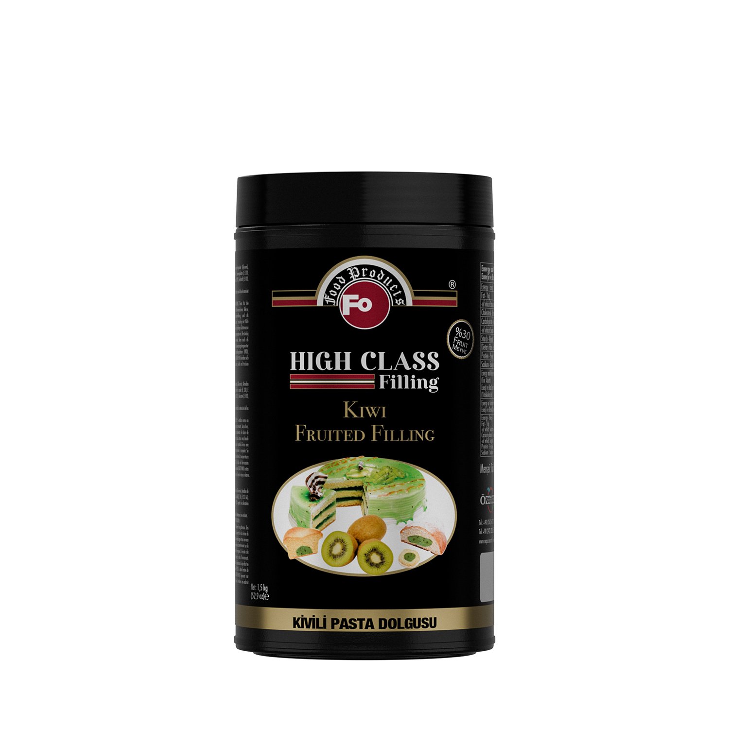 Özmer | FO - Garniture Pâtissière Haut de Gamme aux Fruits de Kiwi 1 kg
