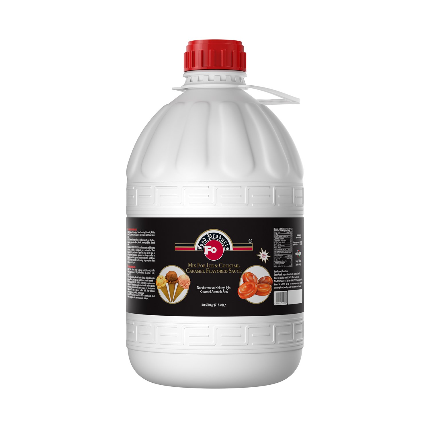 Özmer | FO - Karamel Aromalı Dondurma ve Kokteyl Aromalı Sos 6kg
