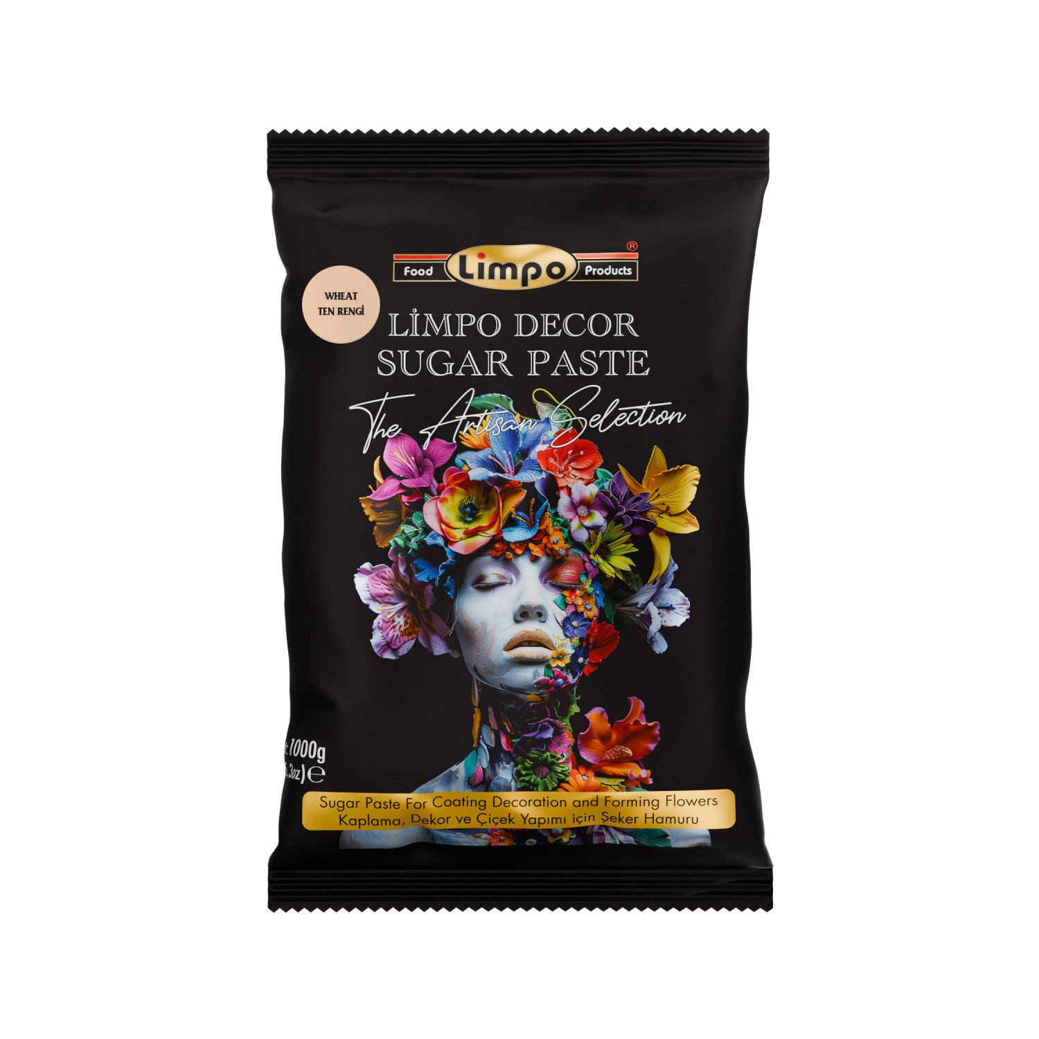 Özmer | LİMPO - Tenrengi Kaplama, Dekor ve Çiçek Yapımı için Şeker Hamuru 1 kg