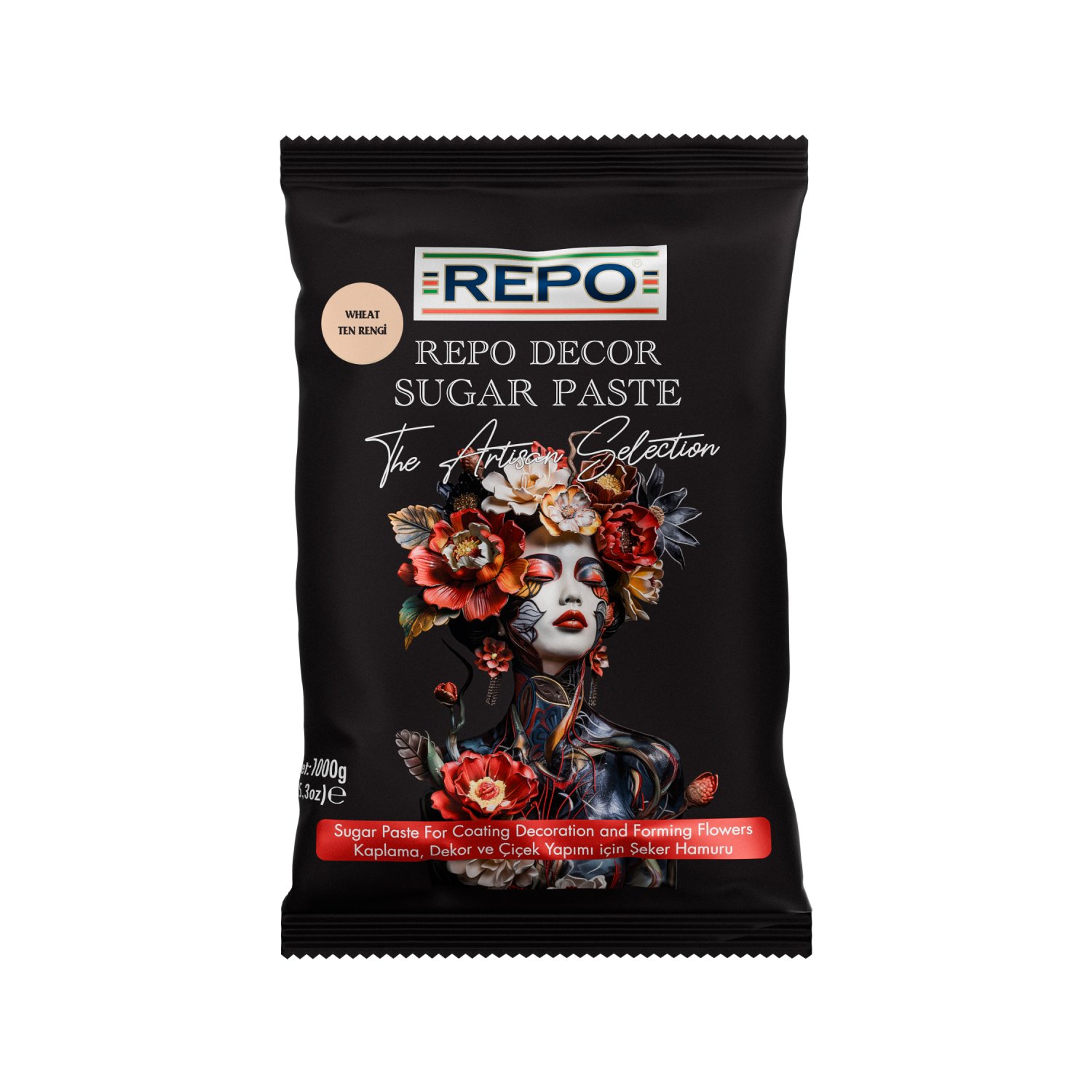 Özmer | REPO - Tenrengi Kaplama, Dekor ve Çiçek Yapımı için Şeker Hamuru 1kg