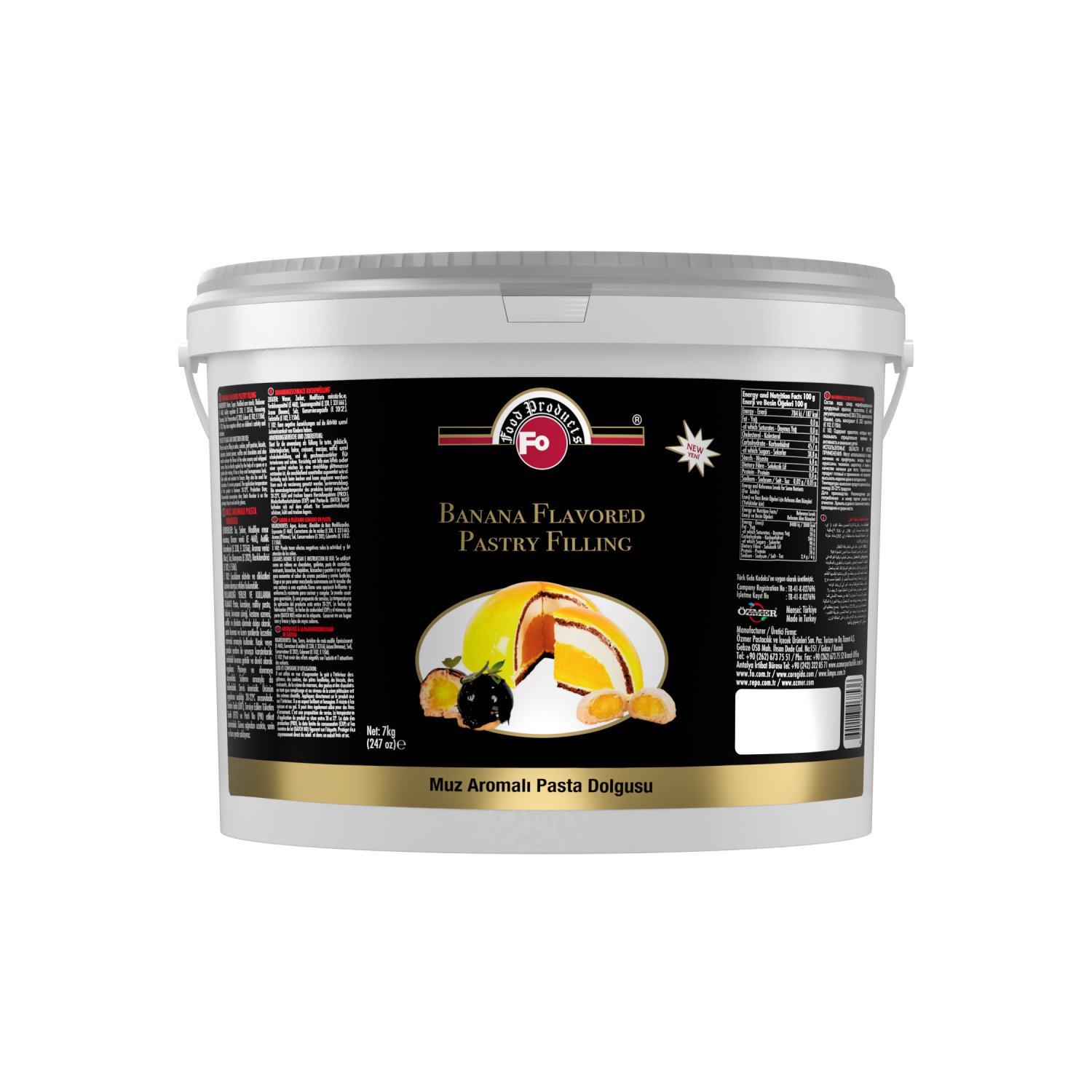 Özmer | FO - Muz Aromalı Pasta Dolgusu 7kg