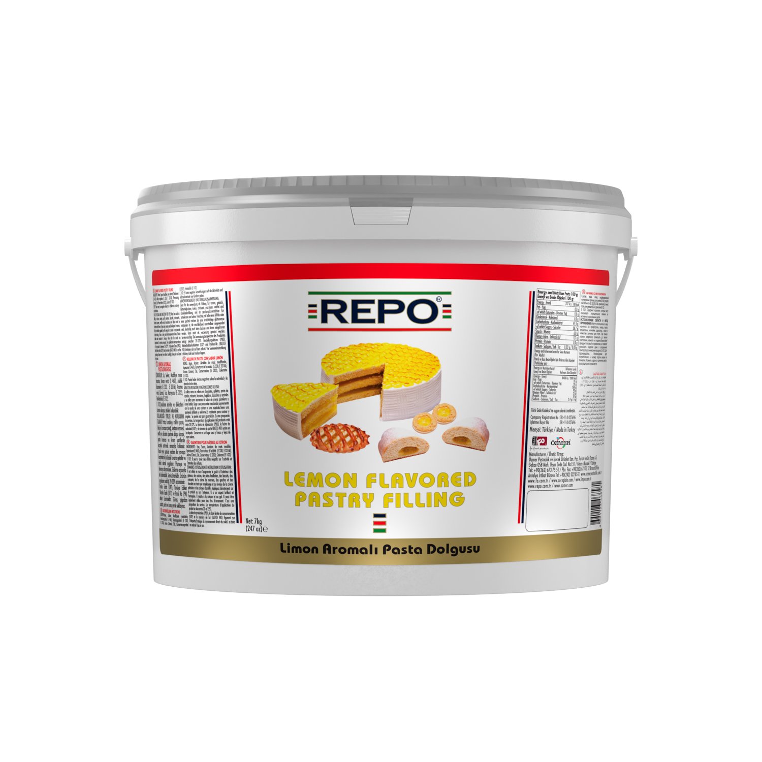 Özmer | REPO - Limon Aromalı Pasta Dolgusu 7 kg