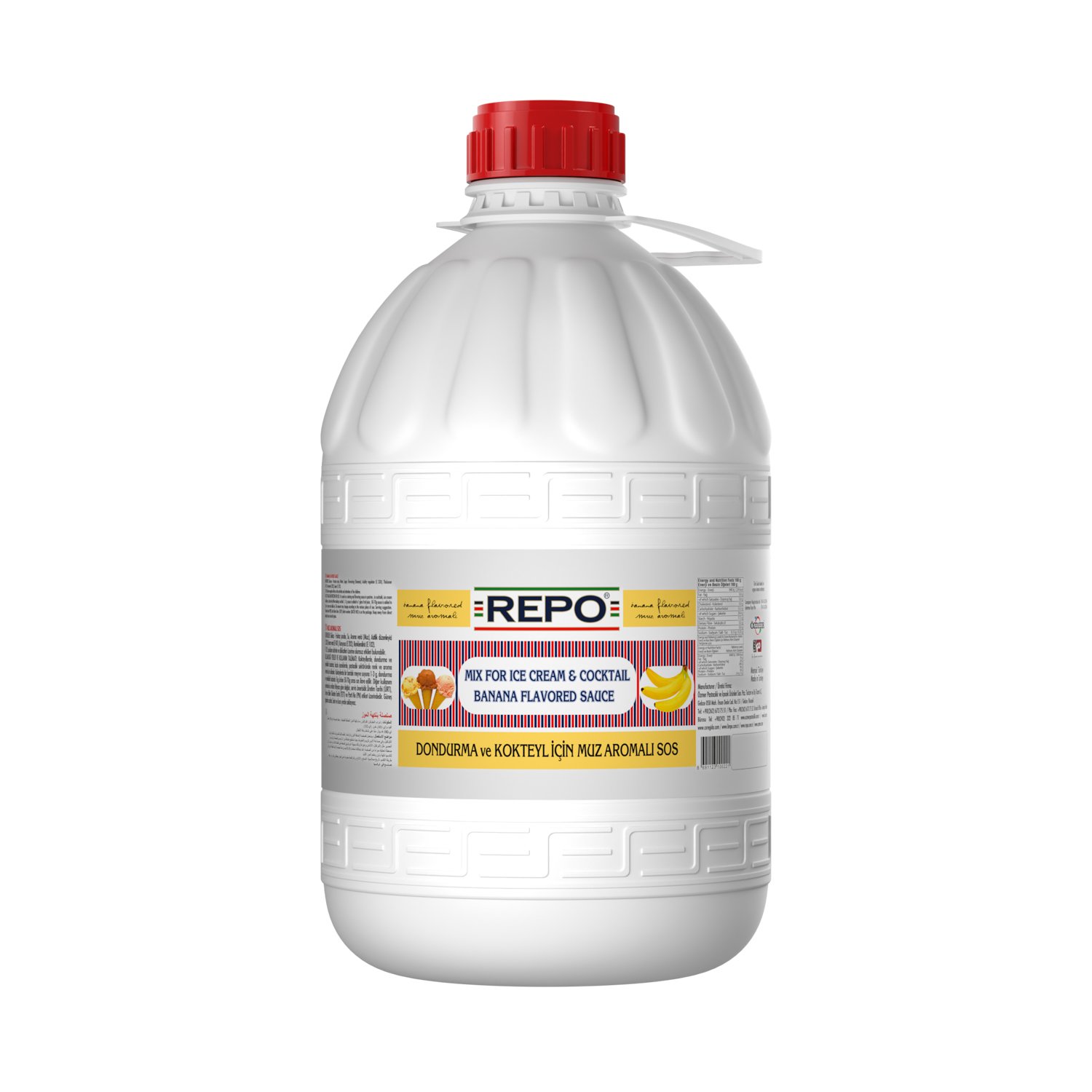 Özmer | REPO - Muz Aromalı Dondurma ve Kokteyl Sosu 6kg